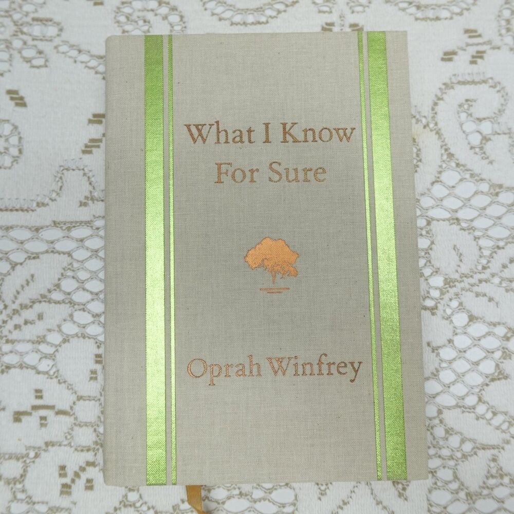 What I Know For Sure Oprah Winfrey 2014 First Edition Memoir Flatiron Books